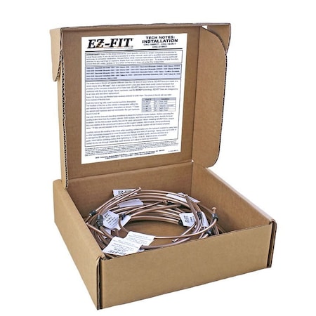 Replacement For GMC SIERRA 2500 96 BED EXT CAB PICKUP RWD YEAR 1999 BRAKE LINE KIT, WXEWL83